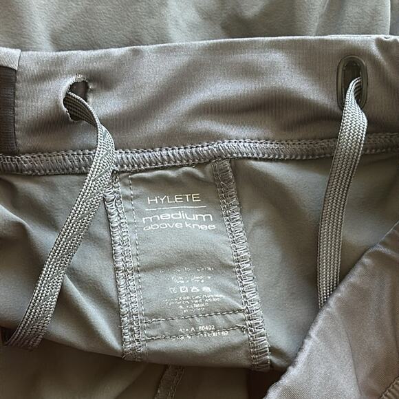 Hylete Grey & Orange Helix Athletic 9" Shorts Medium - Picture 4 of 5